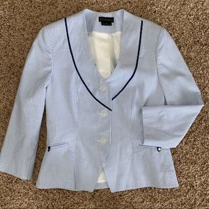 Zenobia Seersucker Blazer